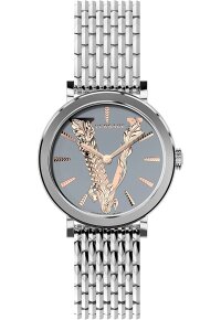 Versace Virtus Damenuhr silber grau
