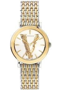 Versace Virtus Damenarmbanduhr gold silber