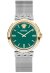 Versace Mythos Damenuhr silber gold gruen