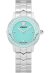 Versace V Icon Damenuhr silber tuerkis