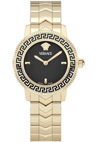 Versace V Icon Damenuhr gold schwarz