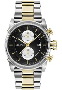 Versace Urban Chronograph Herrenuhr silber gold schwarz