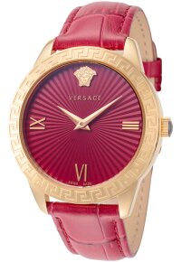 Versace Greca Signature Damenuhr gold rot