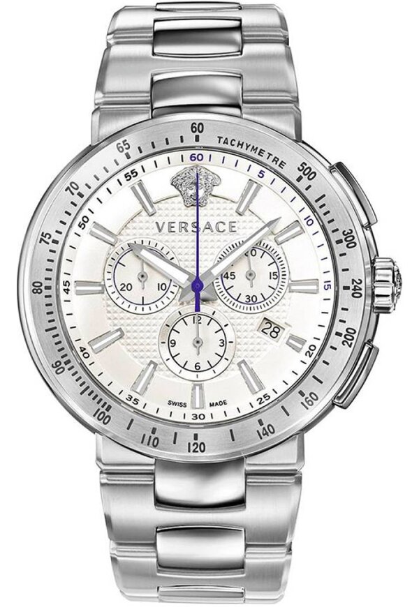 Versace Mystique Sport Chronograph Herrenuhr silber