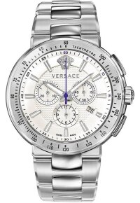 Versace Mystique Sport Chronograph Herrenuhr silber