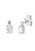 Solitaire mit Besatz Ohrstecker 2X359