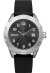 Donna Karan New York everyday Herren Armbanduhr silber schwarz