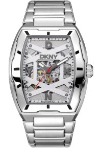 Donna Karan New York Urban Herren Armbanduhr Silber
