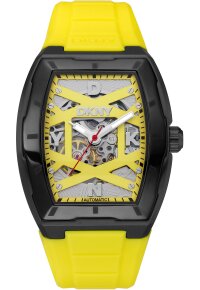 Donna Karan New York Active Urban Herrenuhr schwarz gelb