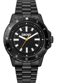Donna Karan New York Active Herrenuhr schwarz