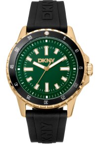 Donna Karan New York Active Herrenuhr gold schwarz gruen