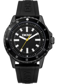 Donna Karan New York Active Herrenuhr schwarz