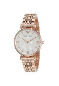 Emporio Armani Damen-Uhr aus roségoldfarbenem...