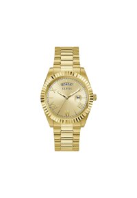 Guess Connoisseur Herren-Uhr aus goldfarbenem Edelstahl...