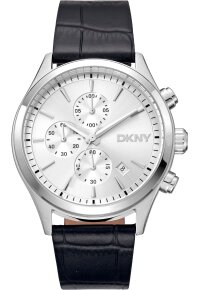 Donna Karan New York Active Chronograph Herrenuhr silber...