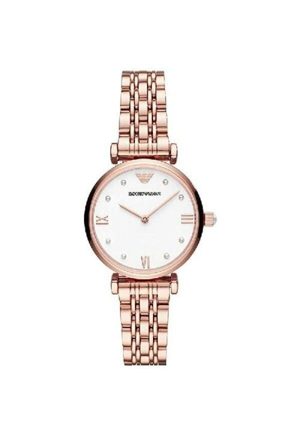 Emporio Armani Gianni T Bar Damenuhr roségold