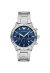 Emporio Armani Chronograph Herren silber blau