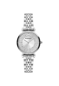Emporio Armani Gianni T Bar Damenuhr Silber
