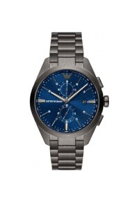 Emporio Armani Claudio Chronograph Herren grau blau