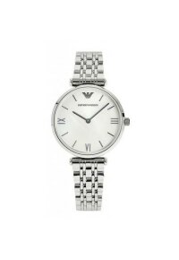 Emporio Armani Classic Uhr Damen silber Edelstahl