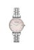Emporio Armani Gianni T Bar Damenuhr silber rosa