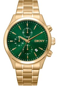 Donna Karan New York Soho Chronograph Herren gold gruen