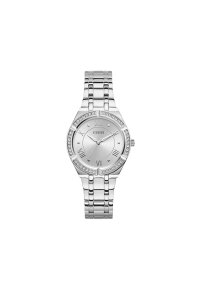 Guess Cosmo Damen Quarz Armbanduhr Silber Edelstahl GW0033L1