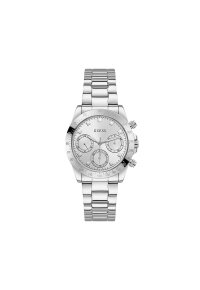 Guess Eclipse Damen Multifunktionsuhr Silber Edelstahl...