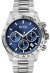 Boss Hero Herren Chronograph Silber Blau Edelstahl HB1513755