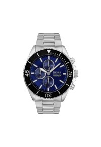 Boss Ocean Edition Herren Chronograph Silber Blau...