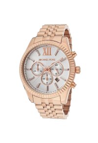 Michael Kors Lexington Herren Chronograph Roségold...