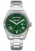 Donna Karan New York Herrenuhr silber gruen