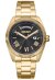 Donna Karan New York Herrenuhr gold schwarz
