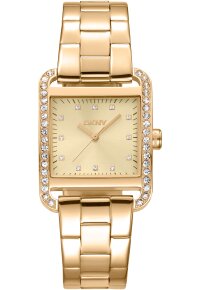 Donna Karan New York City Glitz Damenuhr gold