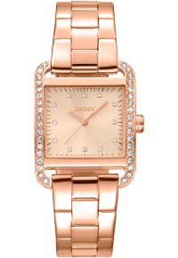 Donna Karan New York City Glitz Damenuhr roségold