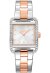 Donna Karan New York City Glitz Damenuhr silber roségold