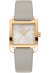 Donna Karan New York City Midi Damenuhr gold hellgrau Leder