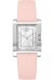 Donna Karan New York Urban Damenuhr silber rosa Leder