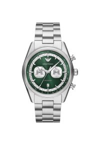 Emporio Armani Chronograph Edelstahl Silber AR11637