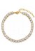 Tennisarmband aus 18K vergoldetem Edelstahl mit Zirkonia