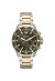 Emporio Armani Chronograph Bicolor Edelstahl Grün AR11361