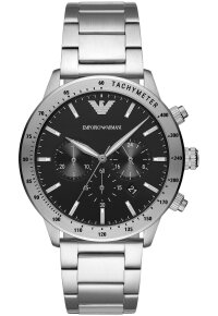 Emporio Armani Mario Chronograph Edelstahl Schwarz AR11241
