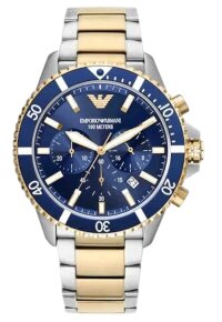 Emporio Armani World Explorer Chronograph Bicolor...
