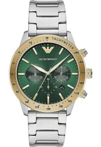 Emporio Armani Mario Chronograph Bicolor Edelstahl...