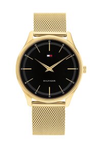Tommy Hilfiger Adrian Quarzuhr Schwarz Gold 1710469