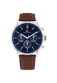 Tommy Hilfiger Tyson Multifunktionsuhr Blau Braun 1710585