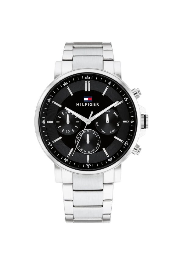 Tommy Hilfiger Tyson Multifunktionsuhr Schwarz Silber 1710667