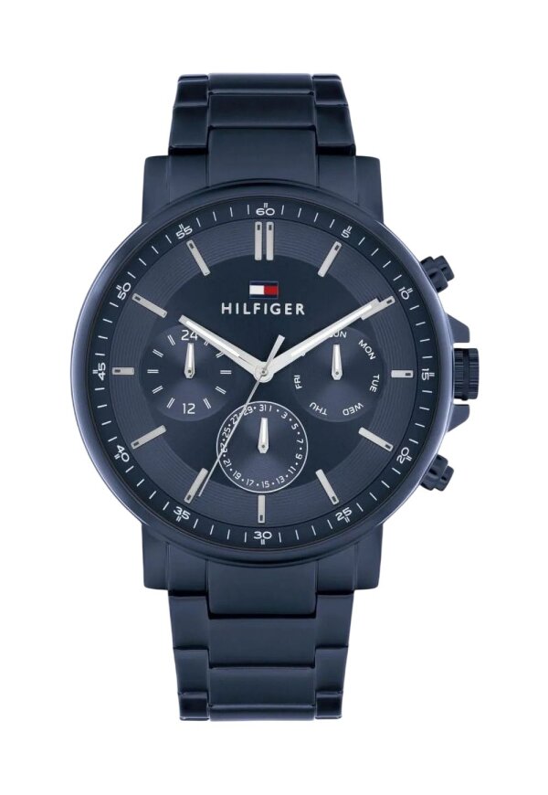 Tommy Hilfiger Tyson Multifunktionsuhr Blau Edelstahl 1710705