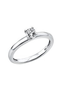 Solitärring 1U523 aus 18 Karat Weißgold mit...