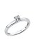 Solitärring 1U523 aus 18 Karat Weißgold mit Diamant 0,30 ct